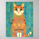 Suche nach blauer ingwer poster Katze
