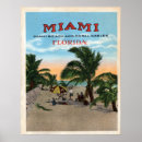 Suche nach vintage florida reise poster Tropisch
