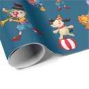 Suche nach clowns geschenkpapier Blau