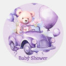 Suche nach lila teddybären aufkleber Babyparty