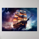 Suche nach piraten schiff poster Bild
