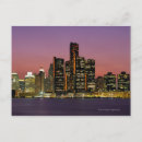 Suche nach detroit skyline poster postkarten North america