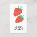 Suche nach erdbeere visitenkarten Obst