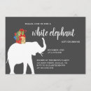 Suche nach white elephant party einladungen Modern