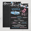 Suche nach rosa auto einladungen Babyparty