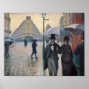 Suche nach paris an einem regnerischen tag poster Impressionist