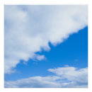 Suche nach himmel und wolken poster Weiß