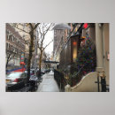 Suche nach weihnachten in new york poster Schnee
