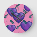 Suche nach libellen wanduhren Hübsch