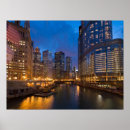 Suche nach chicago fluss poster Nacht