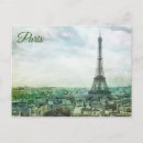Suche nach vintager eiffel turm postkarten Sehenswürdigkeit