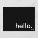 Suche nach hallo postkarten Schwarz weiß