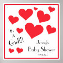 Suche nach mädchen babyparty poster Elegant