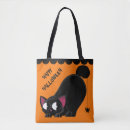 Suche nach schwarze katze halloween taschen Beängstigend