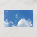 Suche nach bewölkter himmel visitenkarten Blau