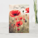 Suche nach red poppy karten Blume
