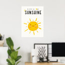 Suche nach sie sind mein sonnenschein poster Gelb