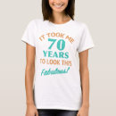 Suche nach 70 geburtstag tshirts Alter