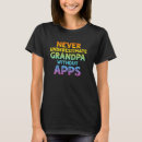Suche nach unterschätzen sie nie tshirts Großvater