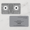 Suche nach plattenspieler visitenkarten Djs