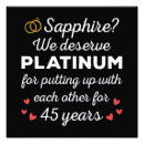 Suche nach 45 hochzeitstag poster Saphirjubiläum