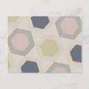 Suche nach hexagons postkarten Geometrisch