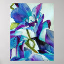 Suche nach blaue orchideen poster Aquarell