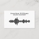 Suche nach sound engineer visitenkarten Musik