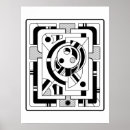 Suche nach geometrische linien poster Abstrakt
