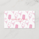 Suche nach der eiscreme visitenkarten Speiseeis