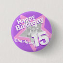 Suche nach 15 geburtstag buttons Fünfzehn