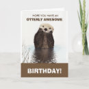 Suche nach otter birthday karten Lustig