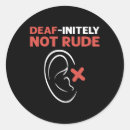 Suche nach hand sign aufkleber Taub
