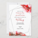 Suche nach rot und silber einladungen Aquarell