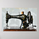 Suche nach vintage nähmaschine poster Antike
