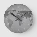 Suche nach world map wanduhren Vintag
