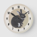 Suche nach weiße kaninchen wanduhren Tier