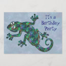 Suche nach chamäleon geburtstag einladungen Reptil