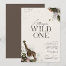 Suche nach wild one geburtstag einladungen Safari