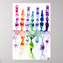 Suche nach zapfen poster Aquarell