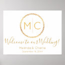 Suche nach monogramm w poster Gold