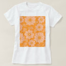Suche nach orange muster tshirts Blumenmuster