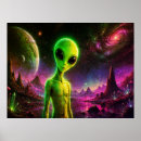 Suche nach grünes alien poster Außerirdische