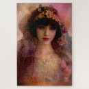 Suche nach vintage frau puzzle Portrait