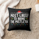 Suche nach mistelzweig kissen Weihnachtsmann