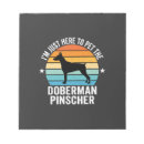 Suche nach dobermann notizblock Lustiger hund