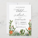 Suche nach western bridal shower einladungen Kakteen