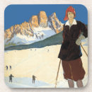 Suche nach skifahren untersetzer Vintag
