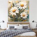 Suche nach gänseblümchen leinwand leinwandbilder Blumenmalerei