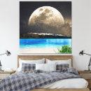 Suche nach mond und sterne leinwandbilder Landschaft